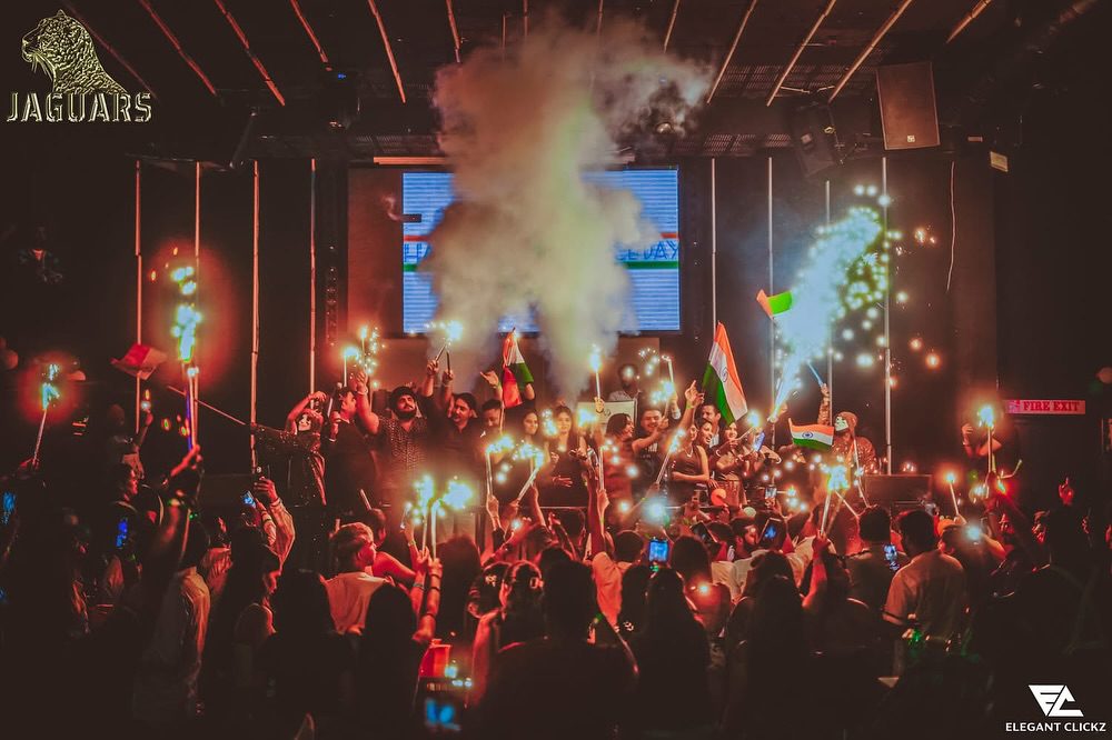 Dance floor vibes with DJ music