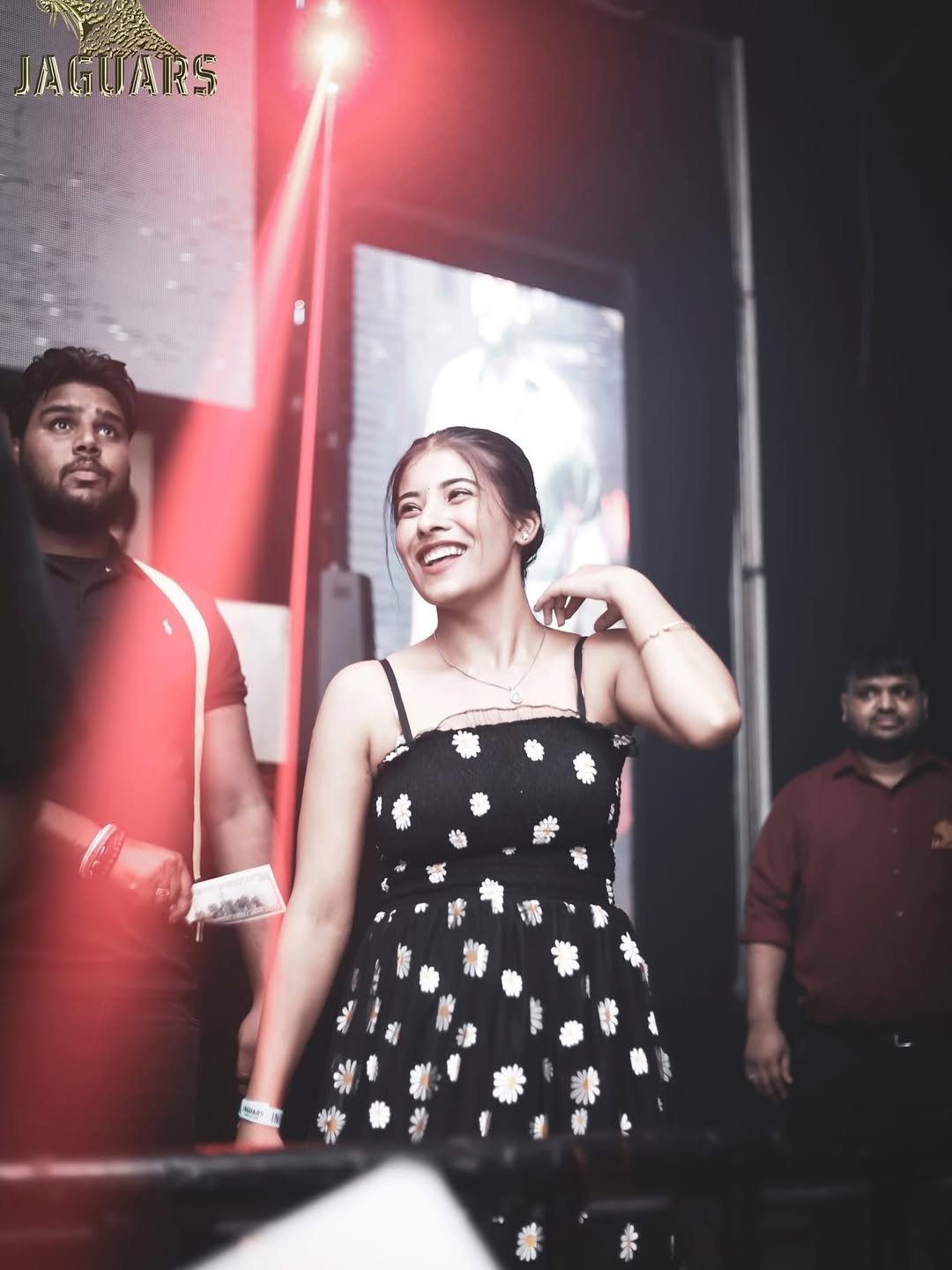 Weekend party crowd enjoying high-energy nightlife experience